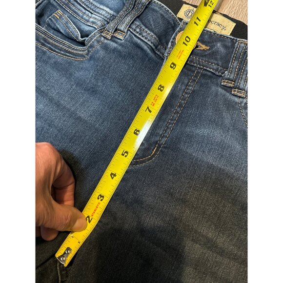 Democracy Womens "Ab" Technology Dark Wash Jeans Size 8 - Picture 4 of 7